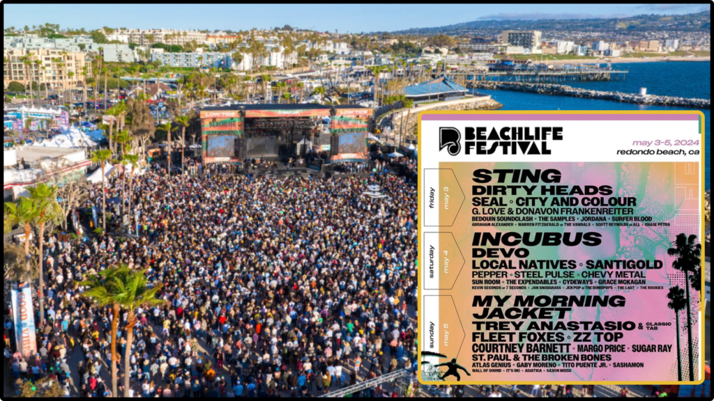 🎶 Beachlife Festival: Sting, Incubus, Devo, ZZ Top, Trey Anastasio, Seal & more ✧ Redondo Beach, Ca.
